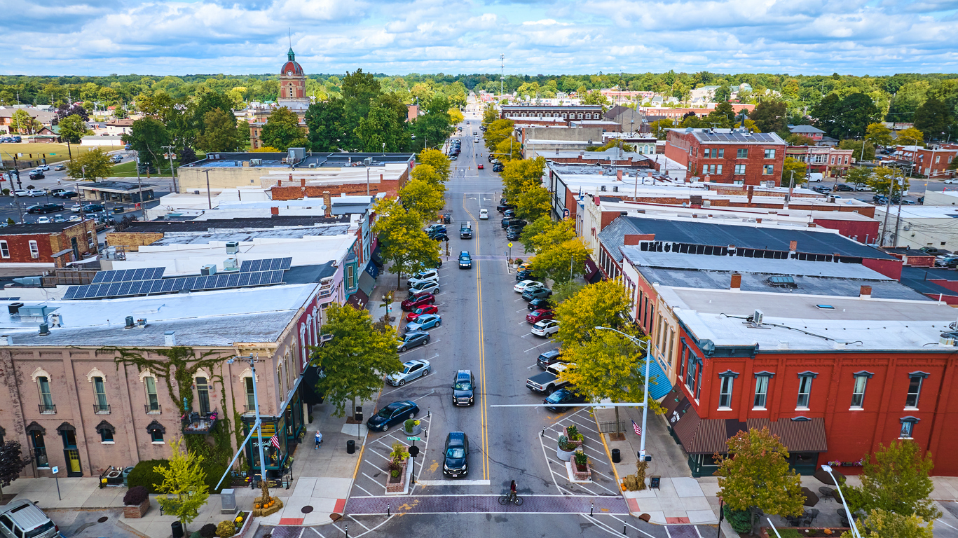 Panoramic Image of Elkhart, IN